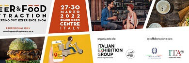 La CNA a BeerFood Attraction 2022 alla Fiera di Rimini, dal 27 al 30 marzo